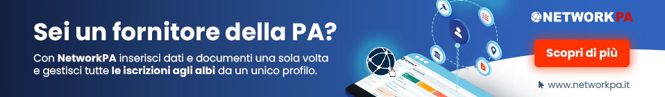 Networkpa gestisci iscrizioni agli albi fornitori
