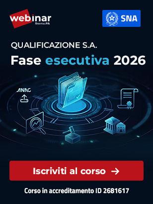 Webinar fase esecuzione qualificazione albo fornitori 2026