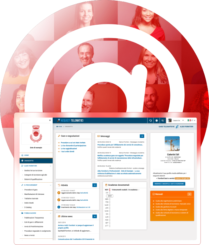 gestione abilitazione albo fornitori